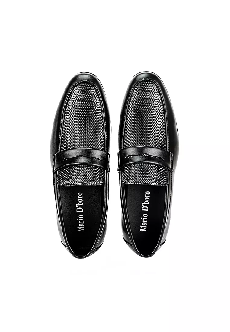 Men's Formal Slip On Shoes MW 22278 Black C17