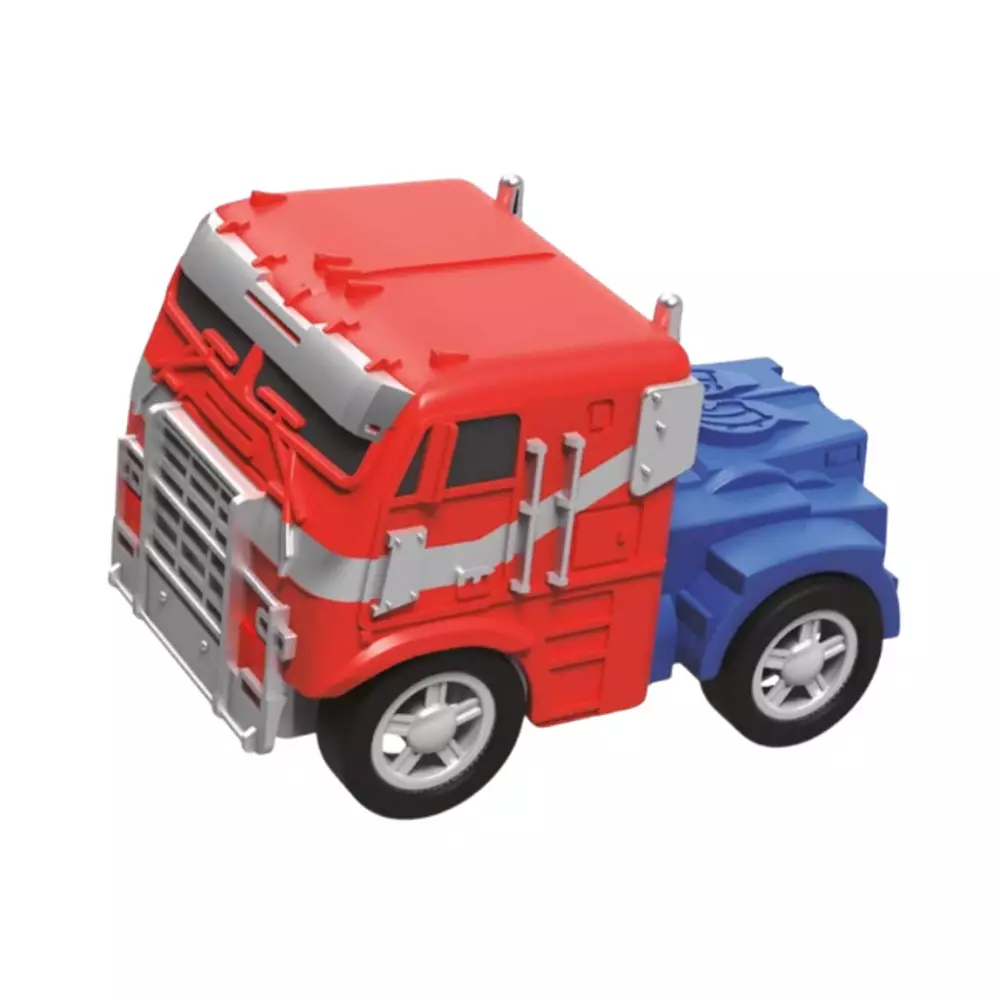 TOP GEAR TRANSFORMERS OPTIMUS PRIME WATCH METAL CAR REMOTE CONTROL - MERAH/BIRU