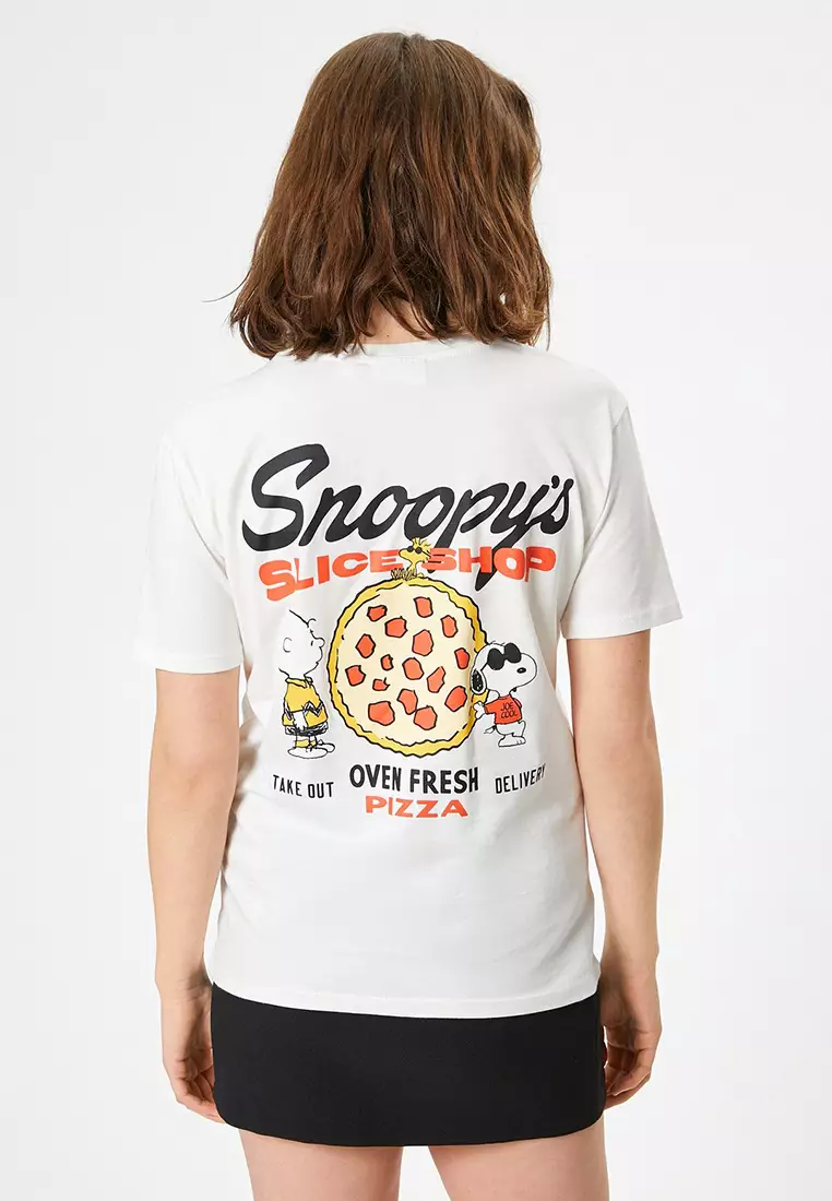 Felpa Snoopy Koton Con Licenza Ufficiale - Maniche Lunghe, Cotone Morbido, Unisex Per Bambini E Ragazzi, Verde - Foto 1