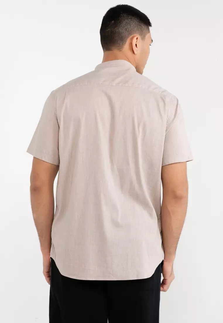 中山領短袖襯衫