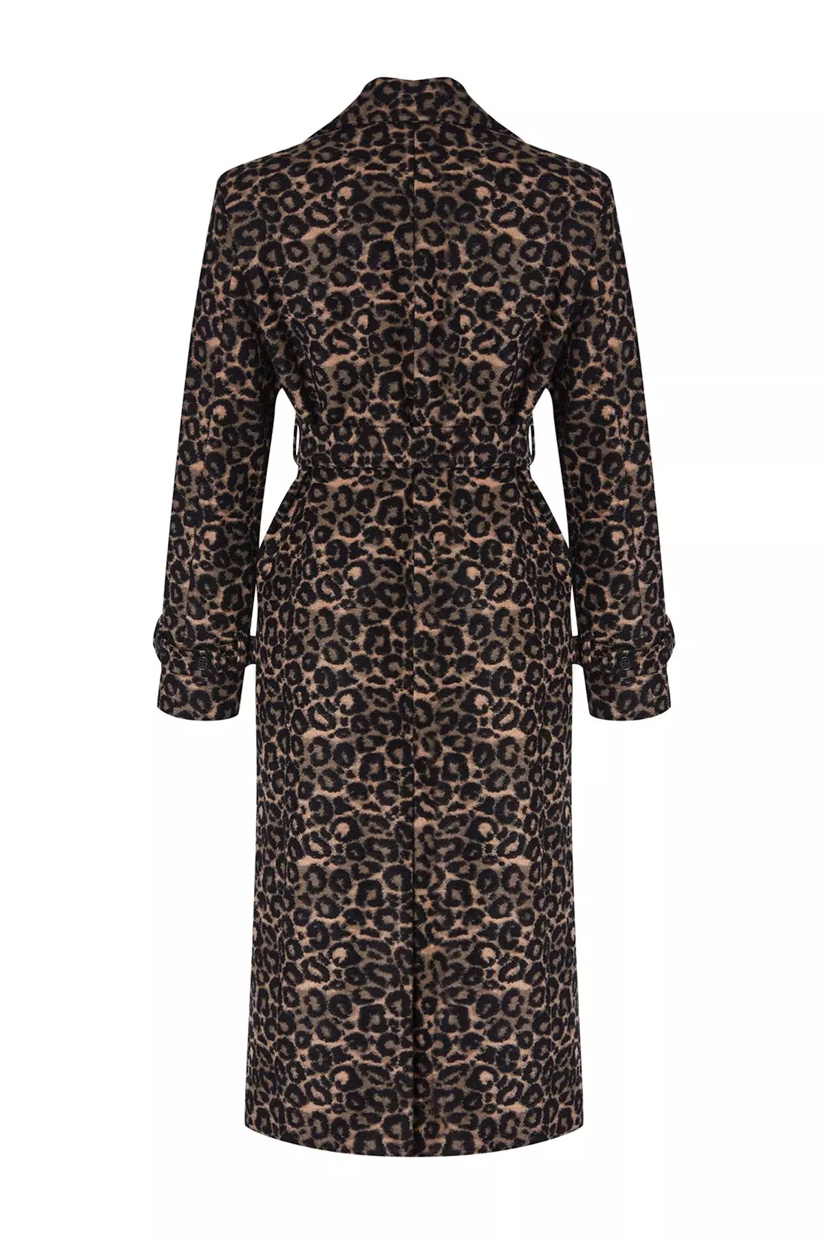 Multicolored Regular Woolen Coat TWOAW25KB00081