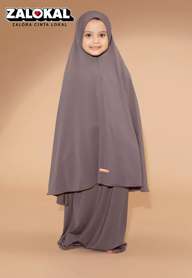 Shameera Prayer Set Kids Series 2 Smoke (3-4 Tahun)