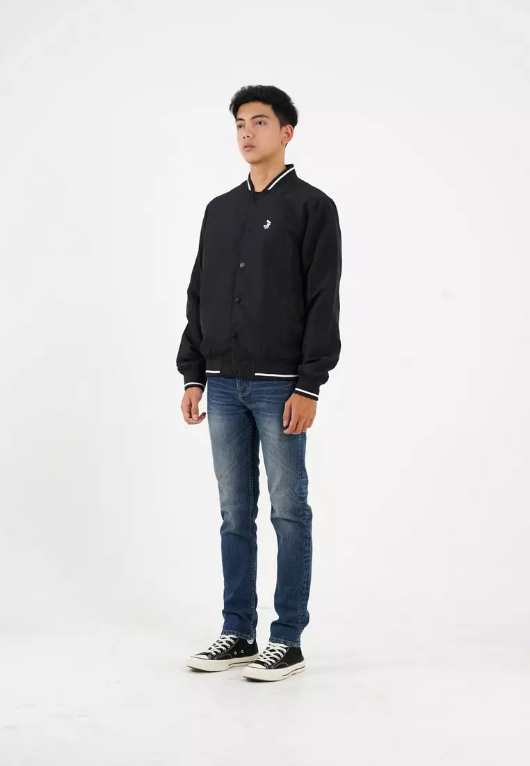 3Second Men's Bomber Jacket Regular Fit Taslan Vega C051124