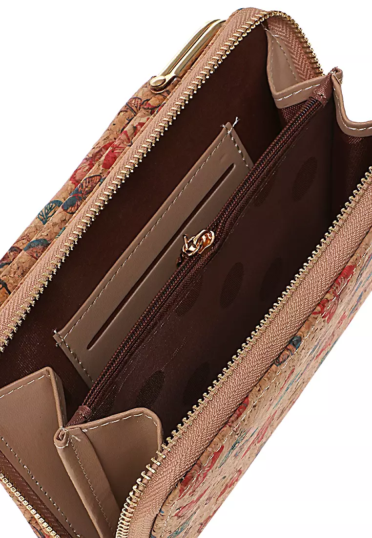 Tas Selempang Wanita Butterfly Dompet Sling Bag Multifungsi Many Slot Material Kulit Leather ORIGINAL