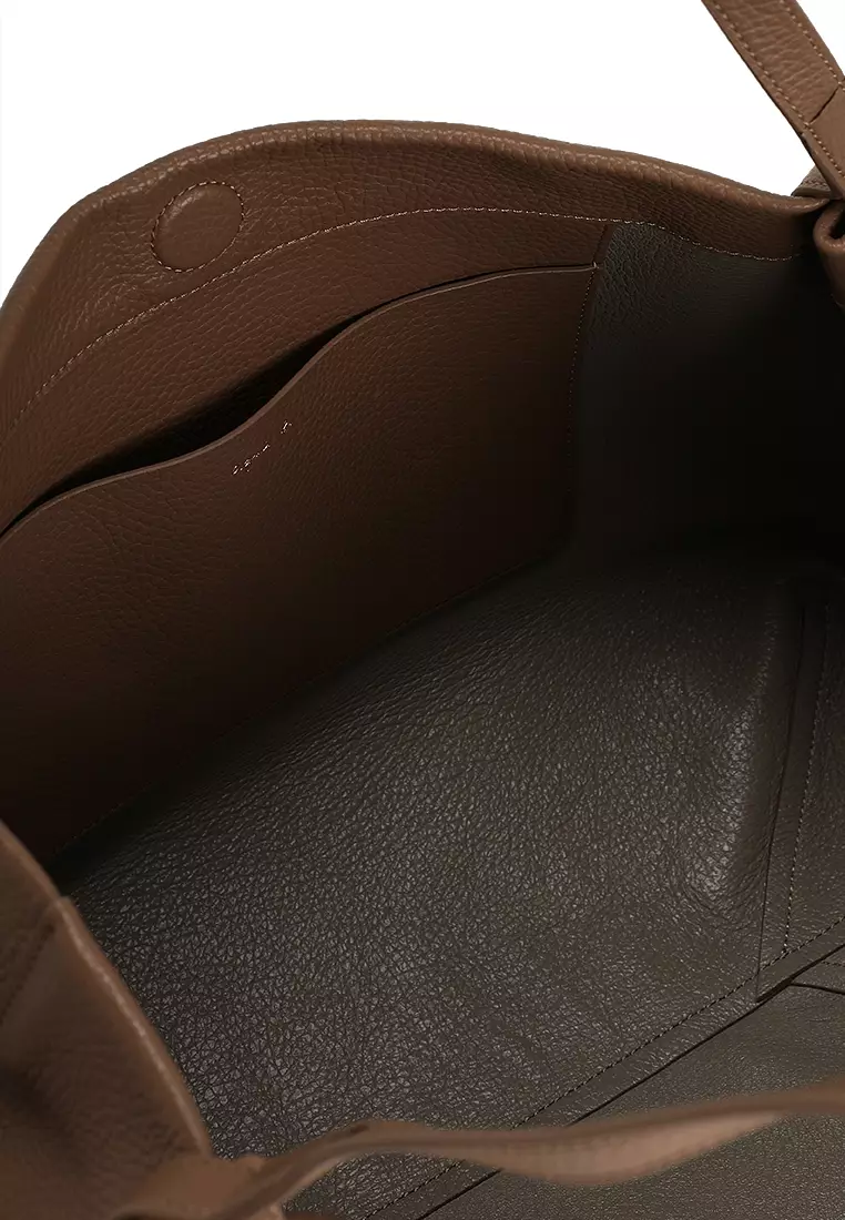 Leather Shoulder Tote Bag