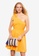 LC WAIKIKI orange One Shoulder Straight Women's Dress 73A1CAAB04B66EGS_1