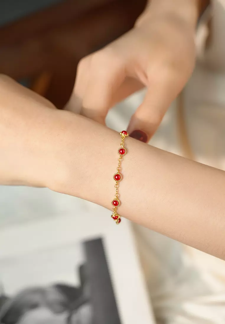 Gelang Wanita Korea Fashion Style Berlian Titanium Perhiasan Original Gelang Cewek