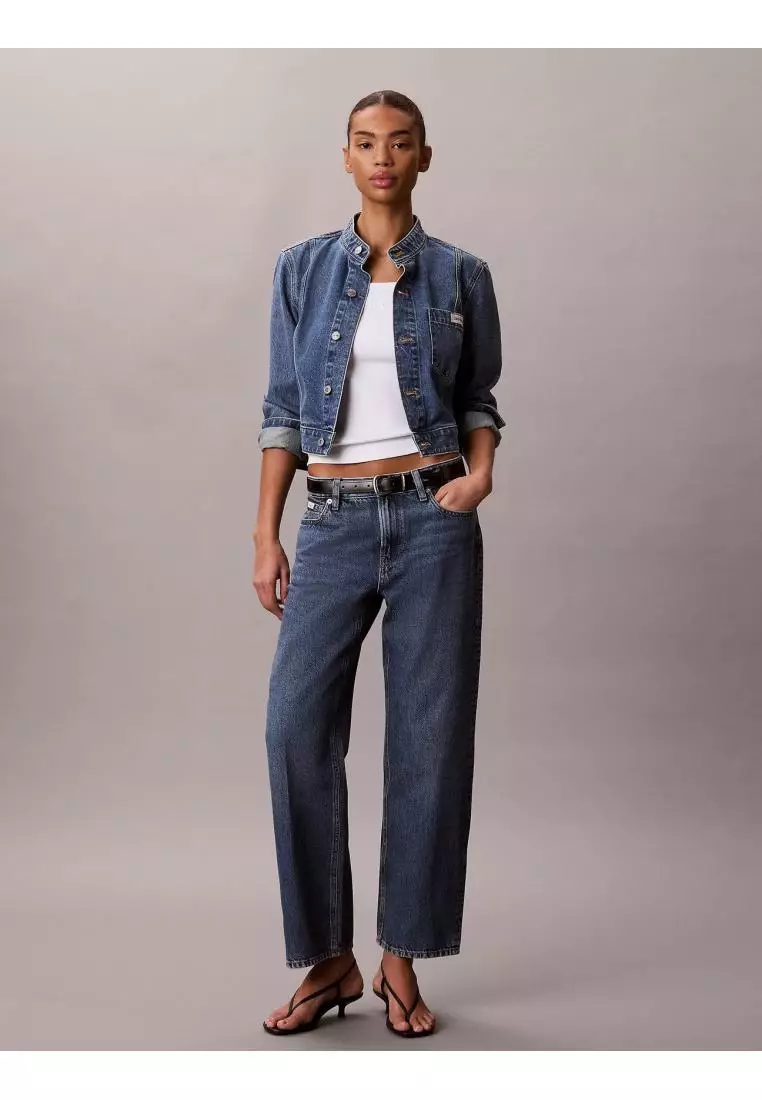 Calvin Klein - Cropped Denim Jacket
