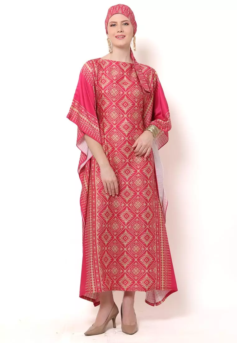 Kanzi Exclusive Short Sleeve Songket Kaftan