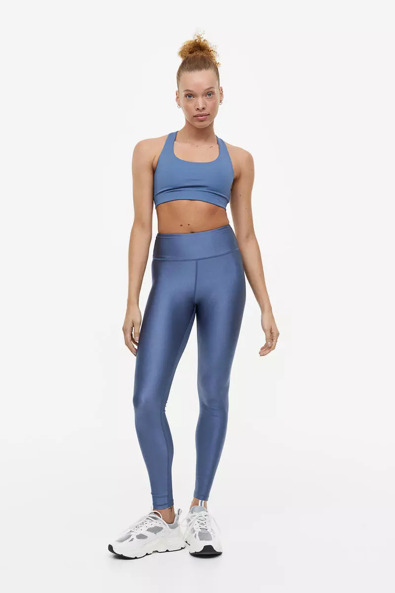 H&M DryMove™ High Shine Sports Bra