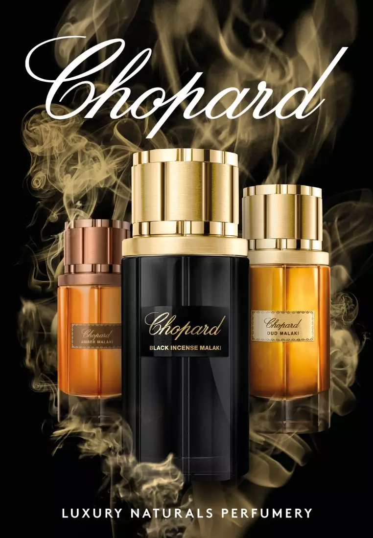 Buy Chopard CHOPARD BLACK INCENSE MALAKI 80ML 10ML OUD 10ML Online