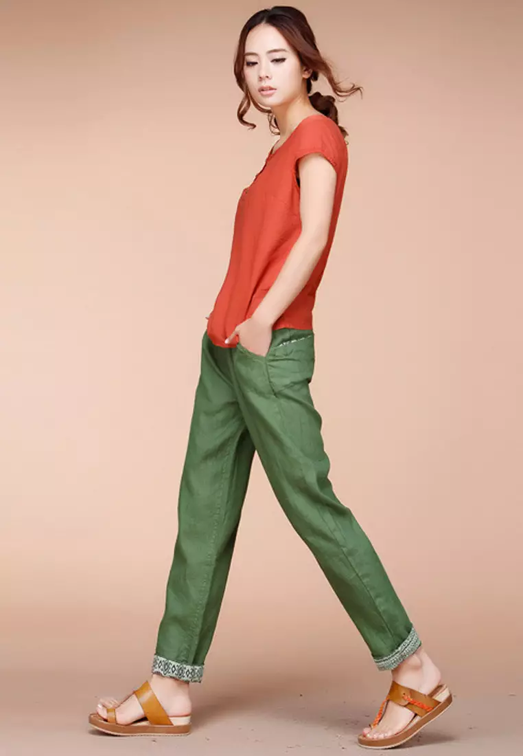 Buy A IN GIRLS Fashion Cotton Pants 2023 Online ZALORA Singapore
