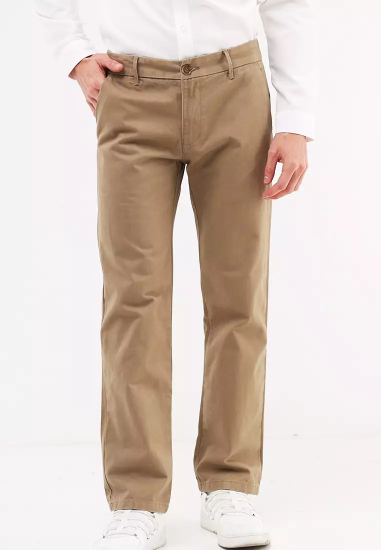 Regular Straight Chino Pants