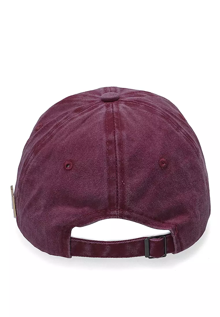 Drsh Topi Baseball Unisex Plain Casual Sport Adjustable Material Cotton ORIGINAL - Maroon