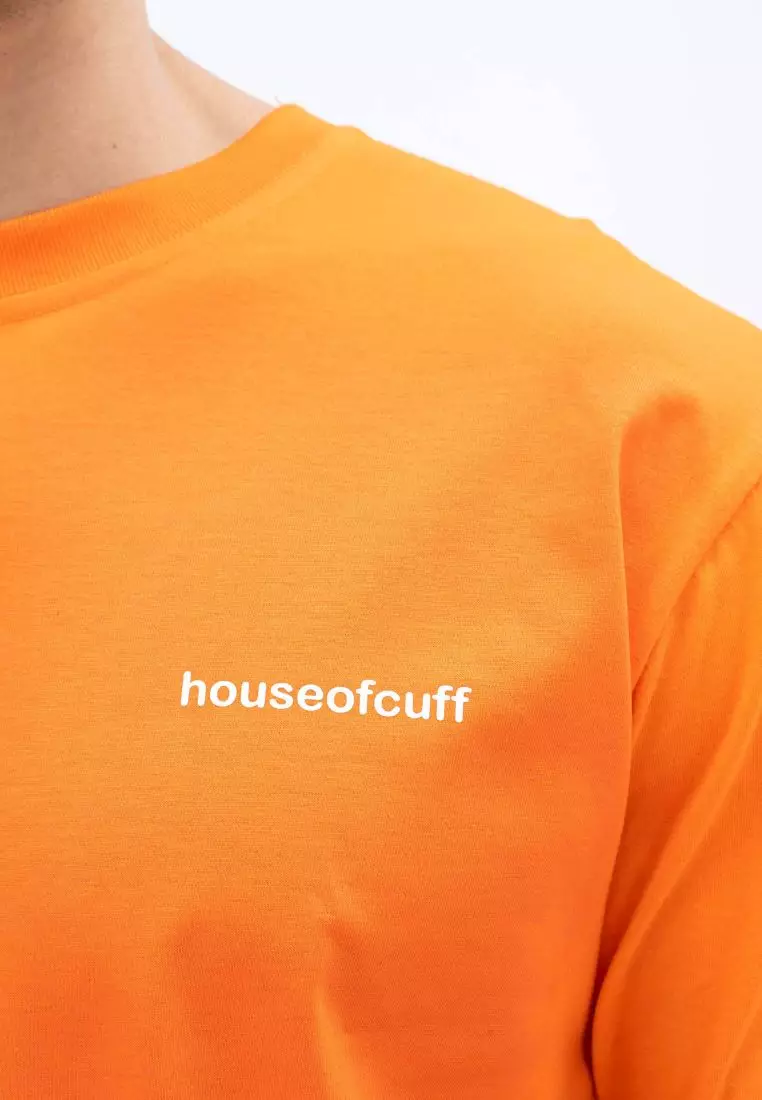 Houseofcuff T-shirt Kaos Motif Peta Indonesia Pendek Jingga Size S-4XL