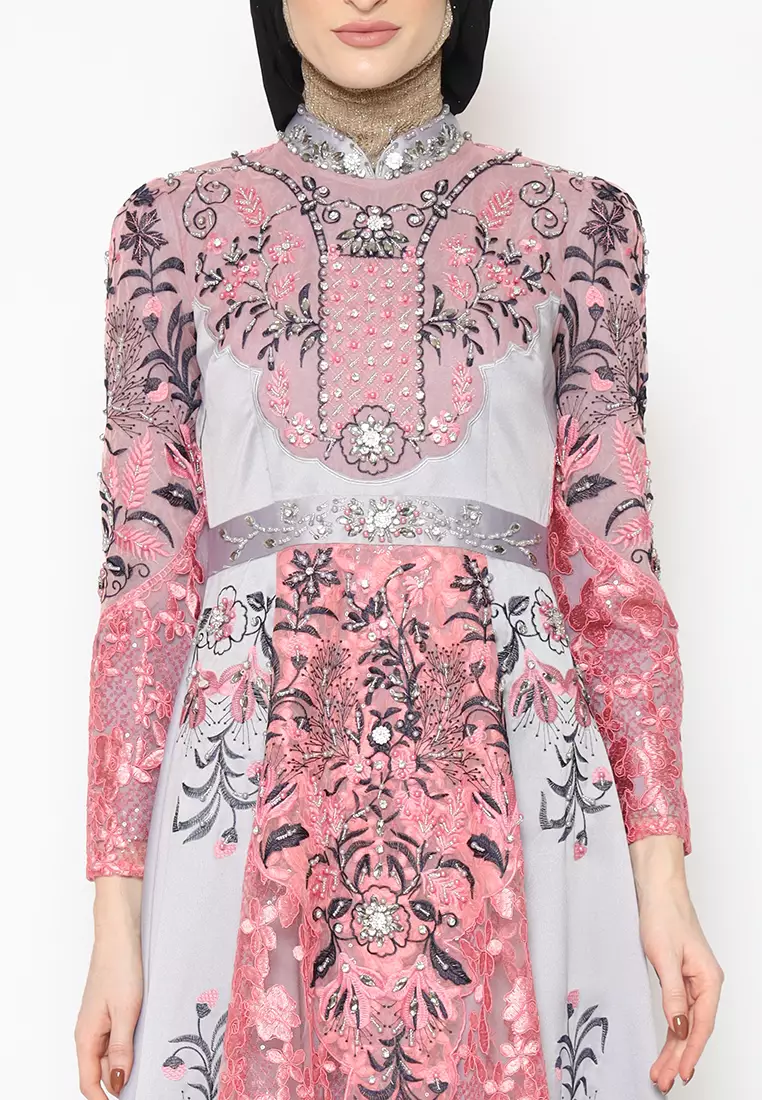 Bibiq Gamis Satin Organza