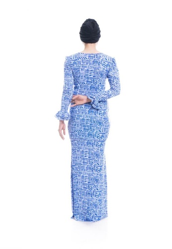 Buy Diandra Royal Blue Abstract (KISS) from Efi Nofiani in Blue only 250