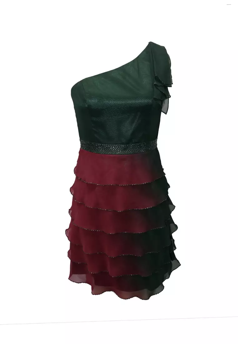 ombre cocktail dress