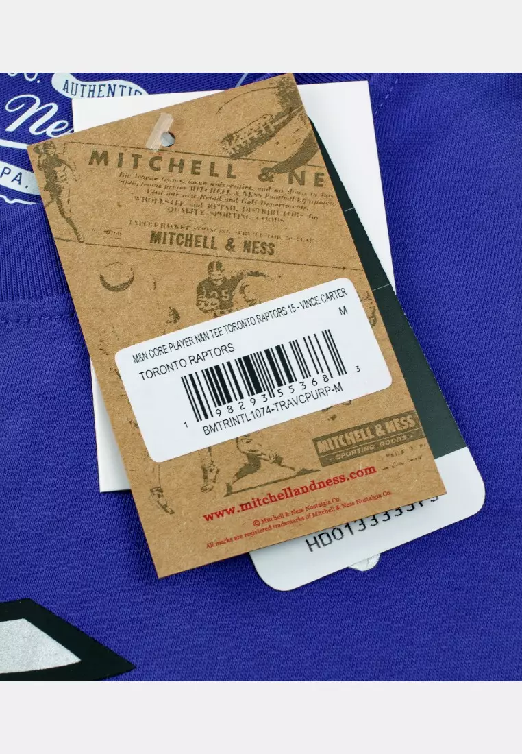 #15 Vince Carter Toronton Raptors Men's T-Shirt - Player Name & Number Tee