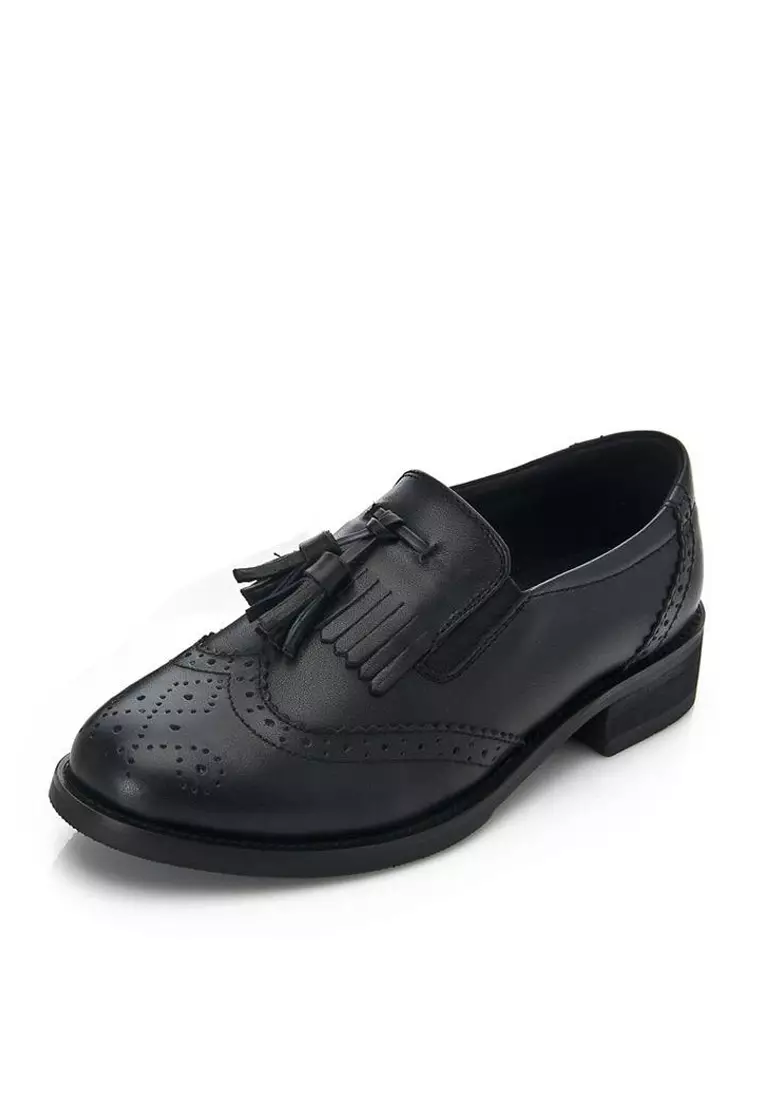 Cow Leather Flexible Loafers BS1887