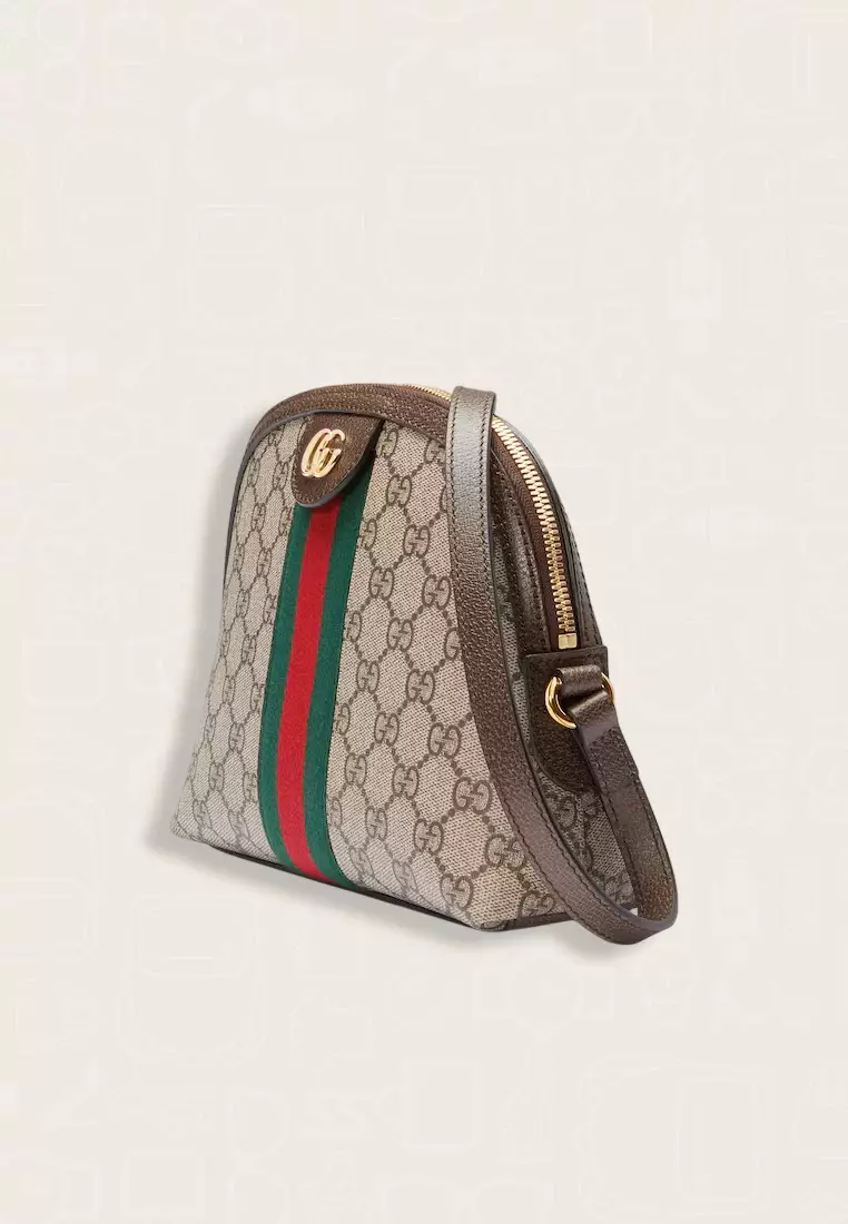 Gucci Ophidia GG Supreme Small Shoulder Bag Beige