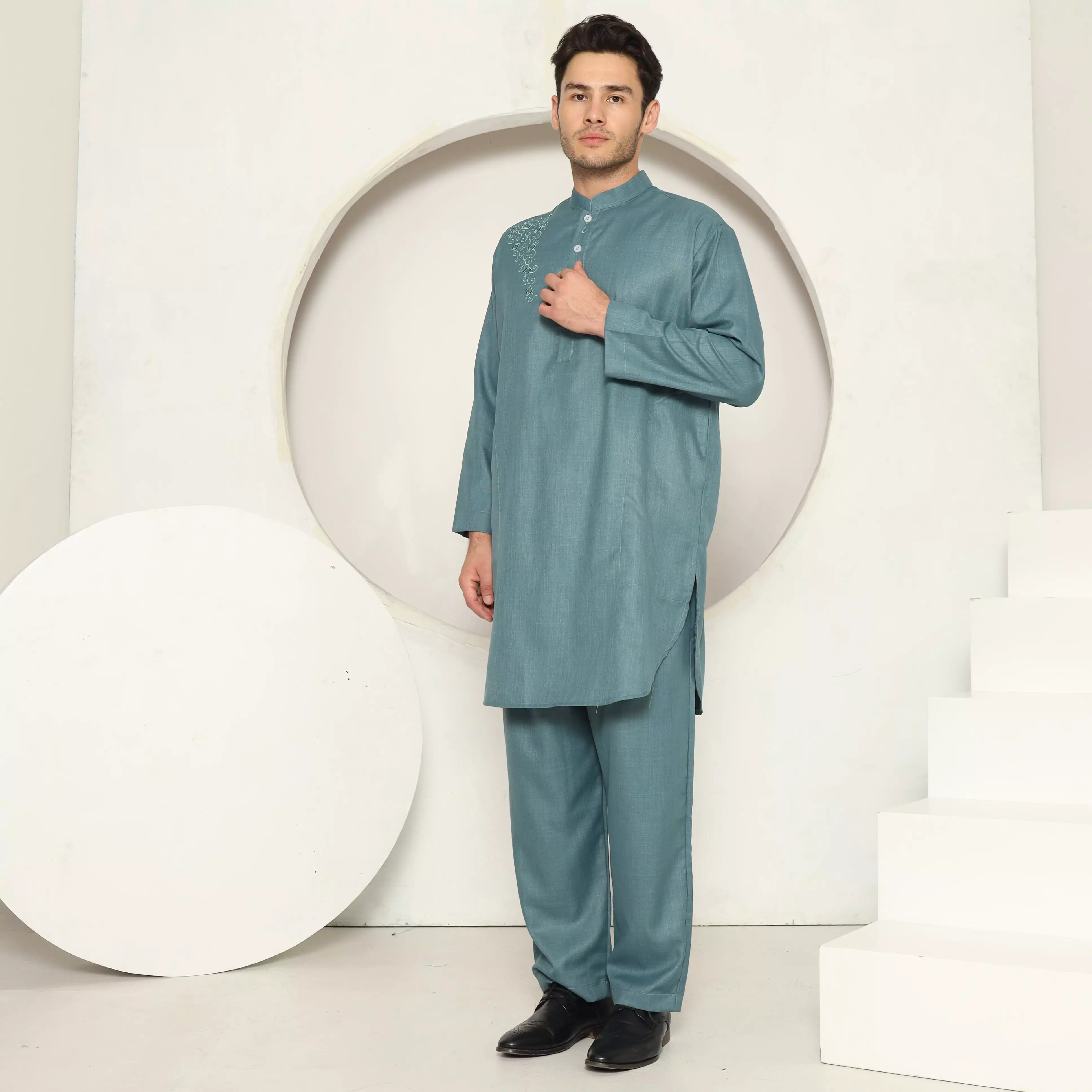 Setelan Baju Koko Sarimbit Kurta Pakistan PK 09 Tosca