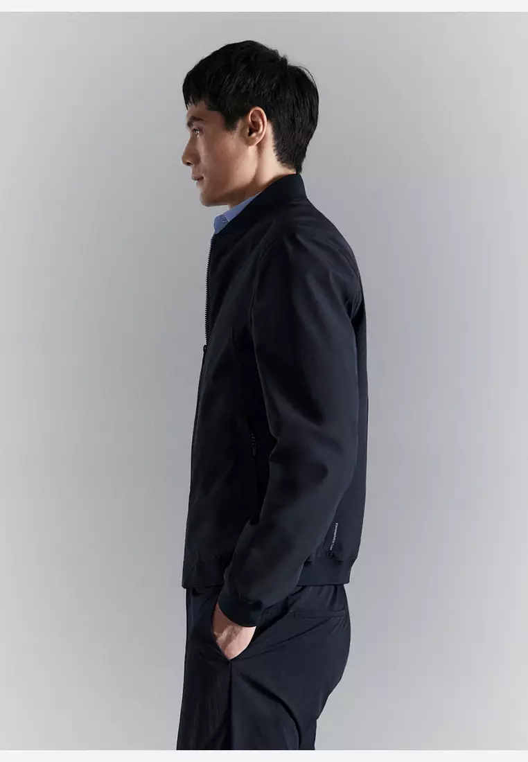 Water-Repellent Bomber Jacket