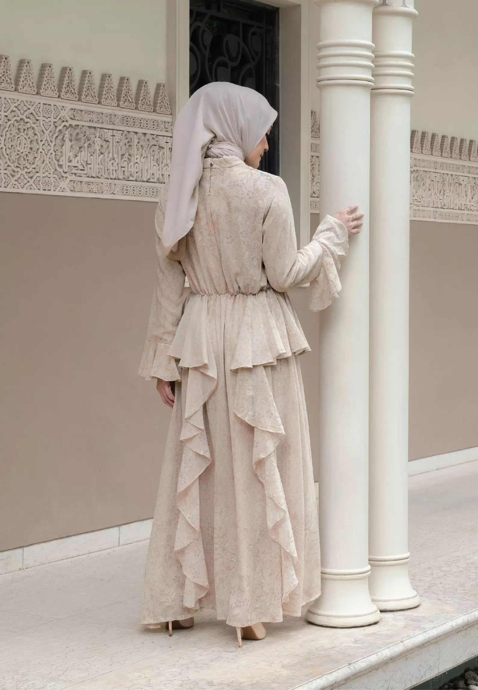 Alesha Dress - Taupe