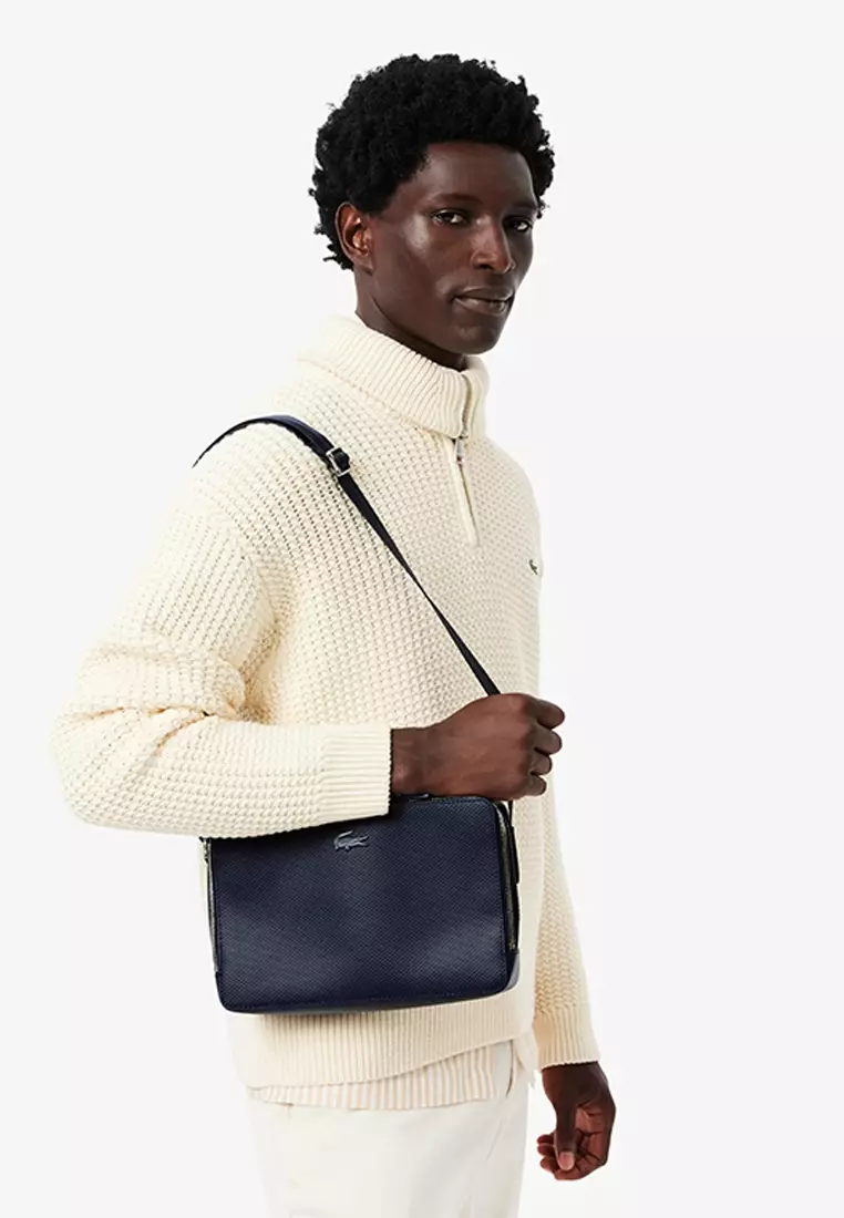 Chantaco Piqué Leather Reporter Bag