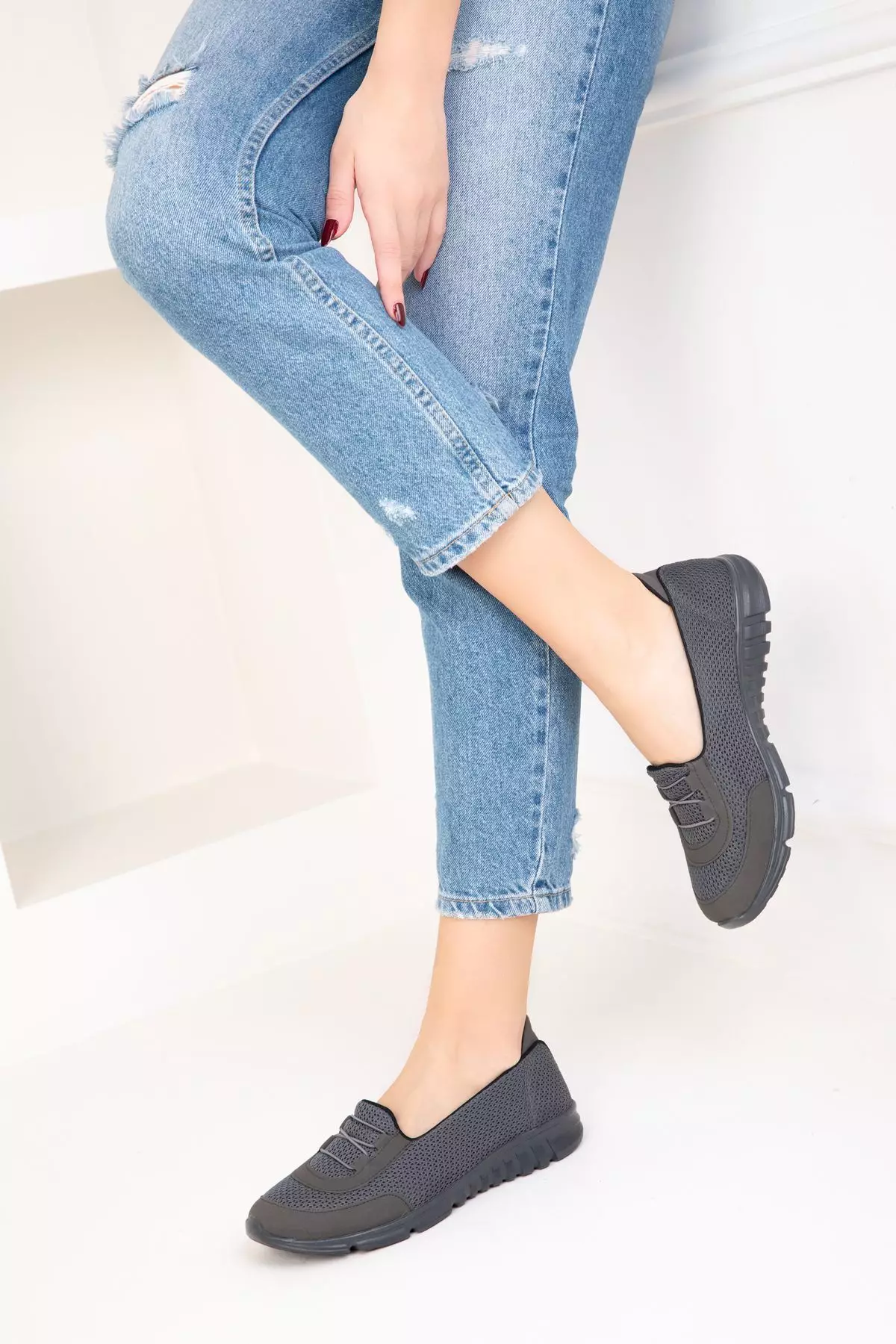Discount on Soho  shoes - SKU: Knitted Slip Ons