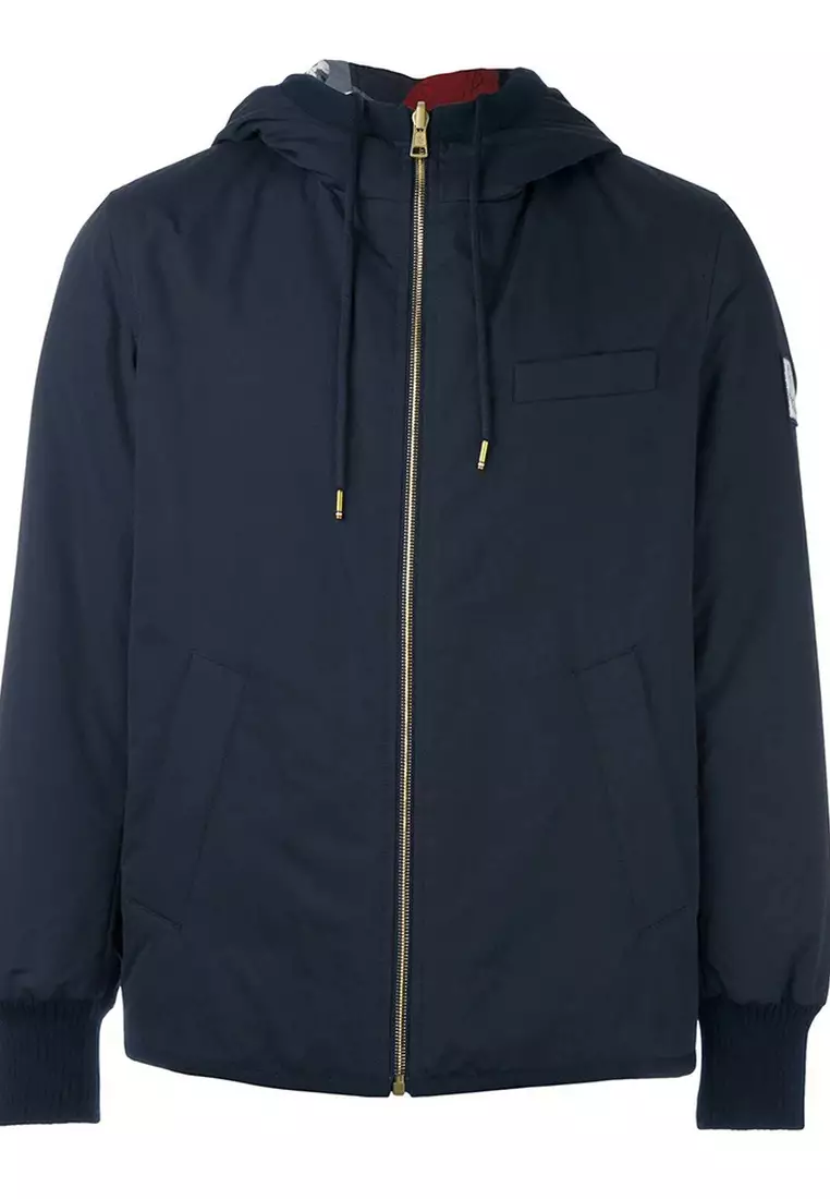 Jual Moncler Moncler Gamme Bleu reversible hooded Jacket in Navy