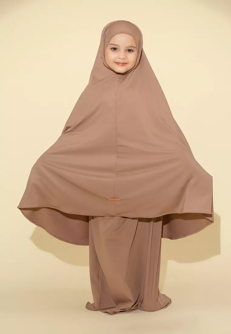Shameera Prayer Set Kids Series 2 Hazelnut (3-4 Tahun)