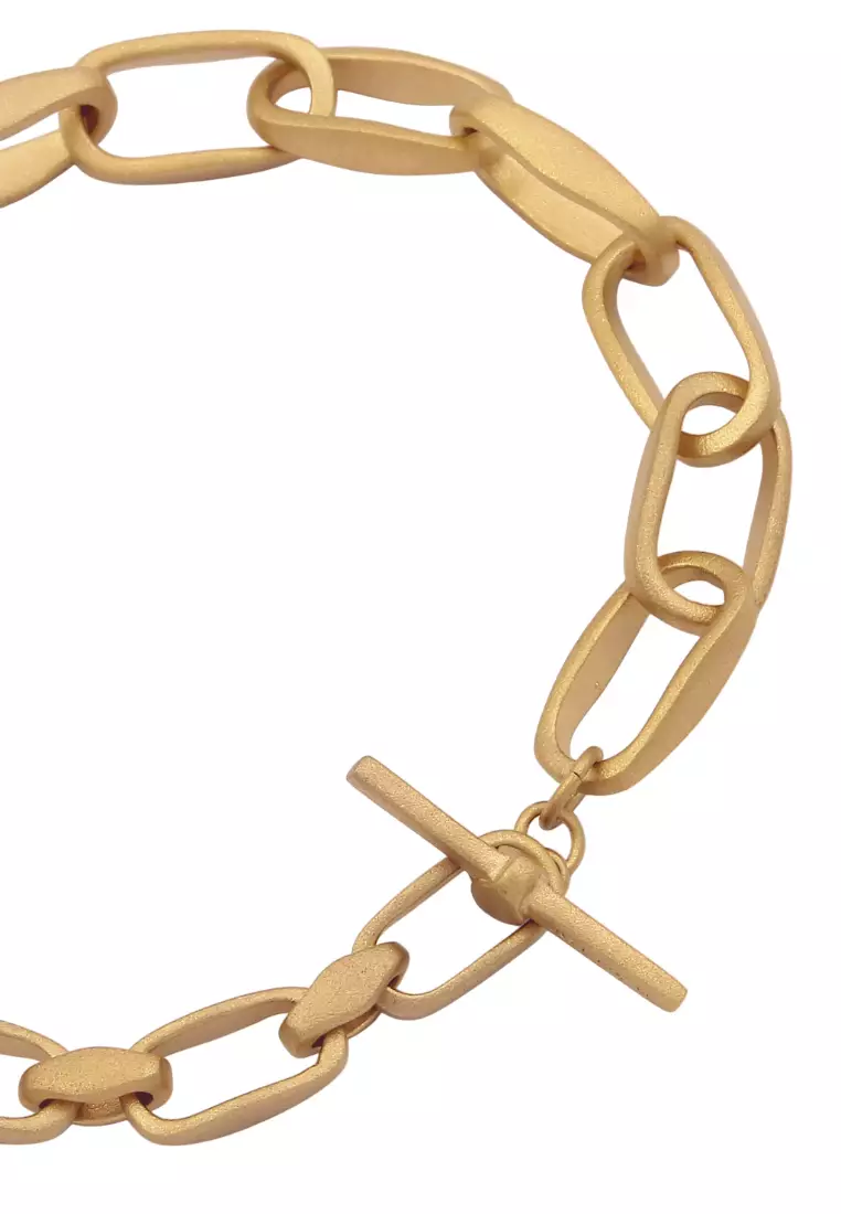 Bracelet Basic Link Chain Gold Plated