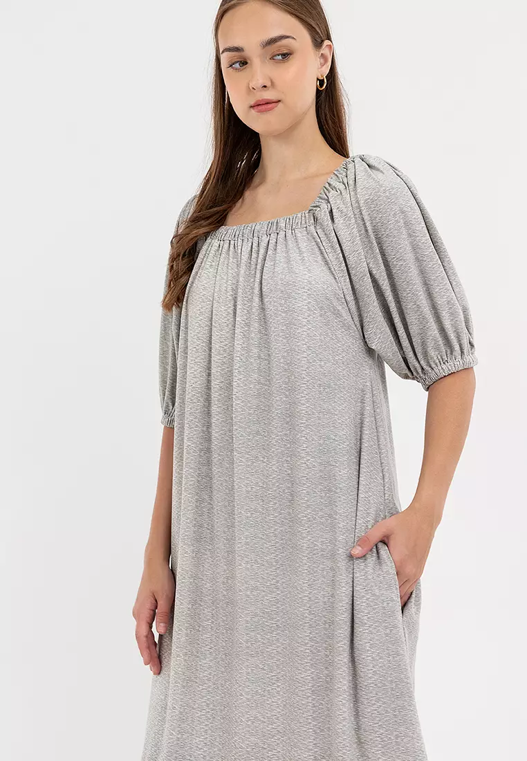 Martha Square Neck Dress