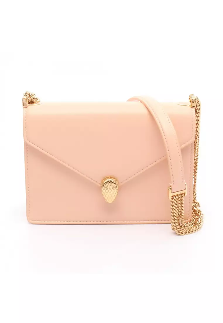 Bvlgari Pre-Loved Bvlgari serpenti Forever chain shoulder bag