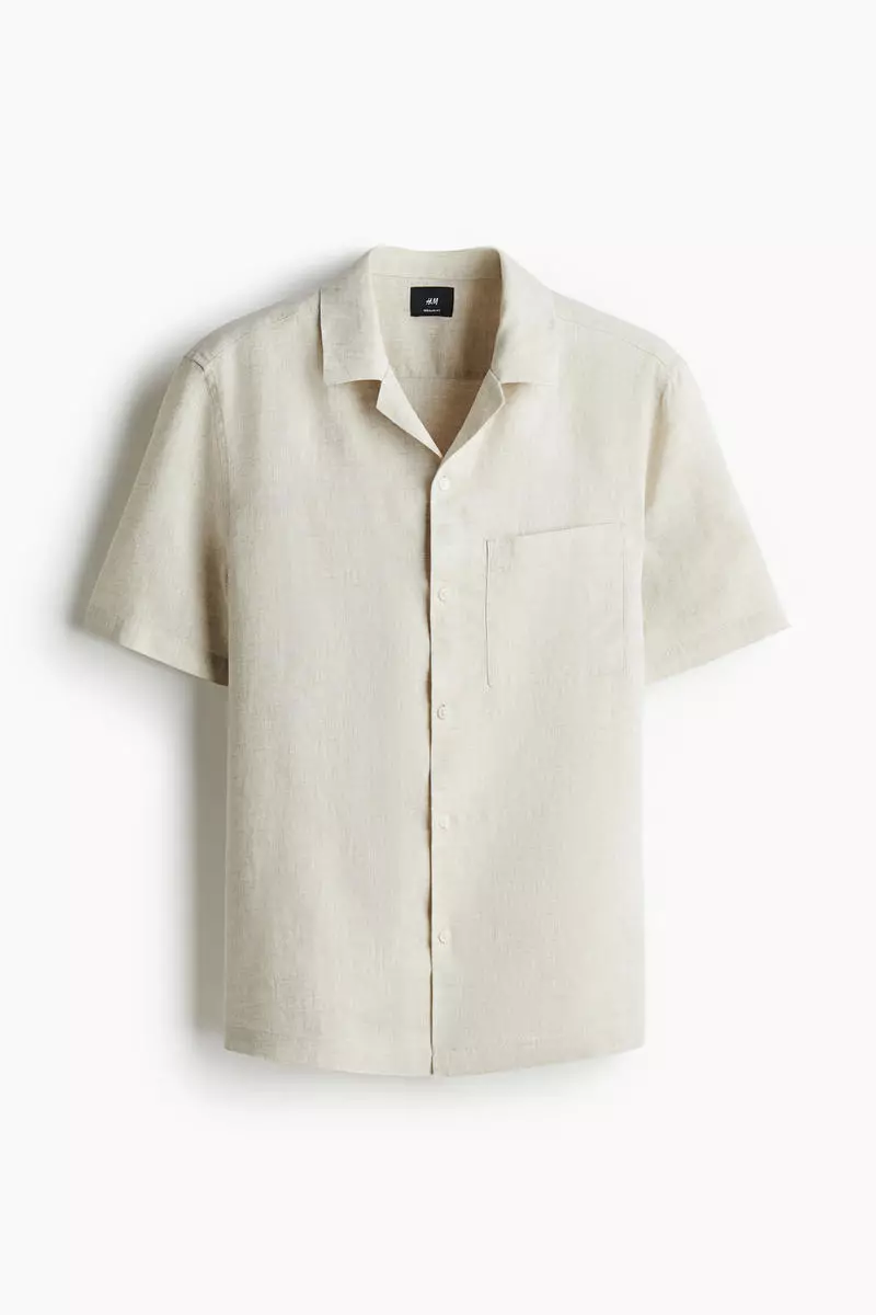 Regular Fit Linen resort shirt