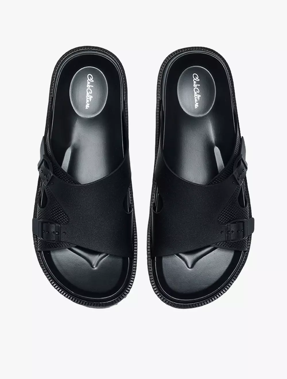 Payless Club Culture Mens Blaine Sandals - Black_01