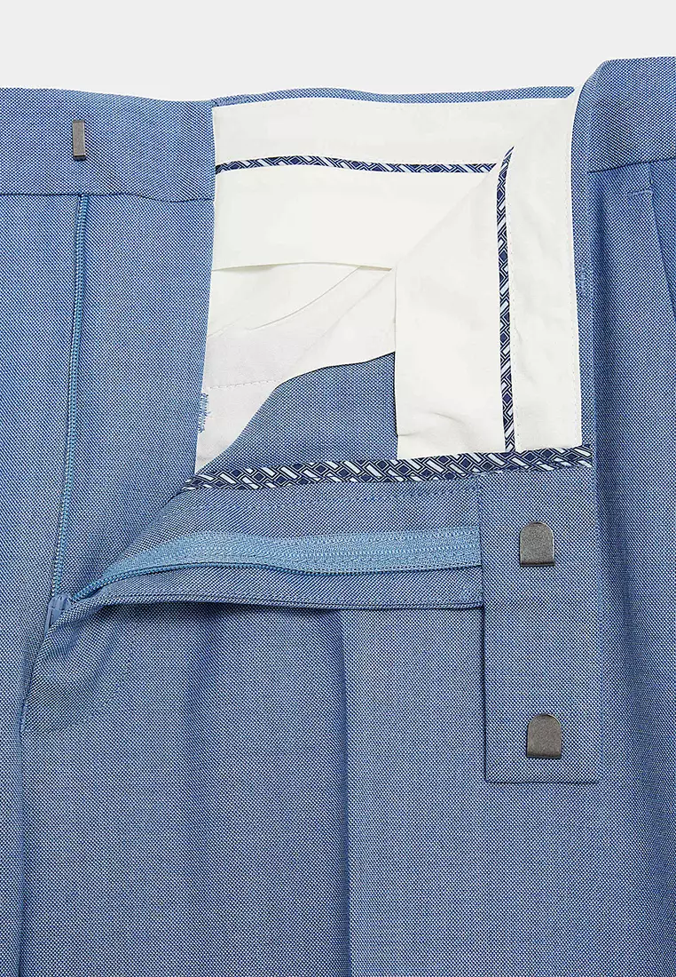 Slim Fit Stretch Suit Trousers