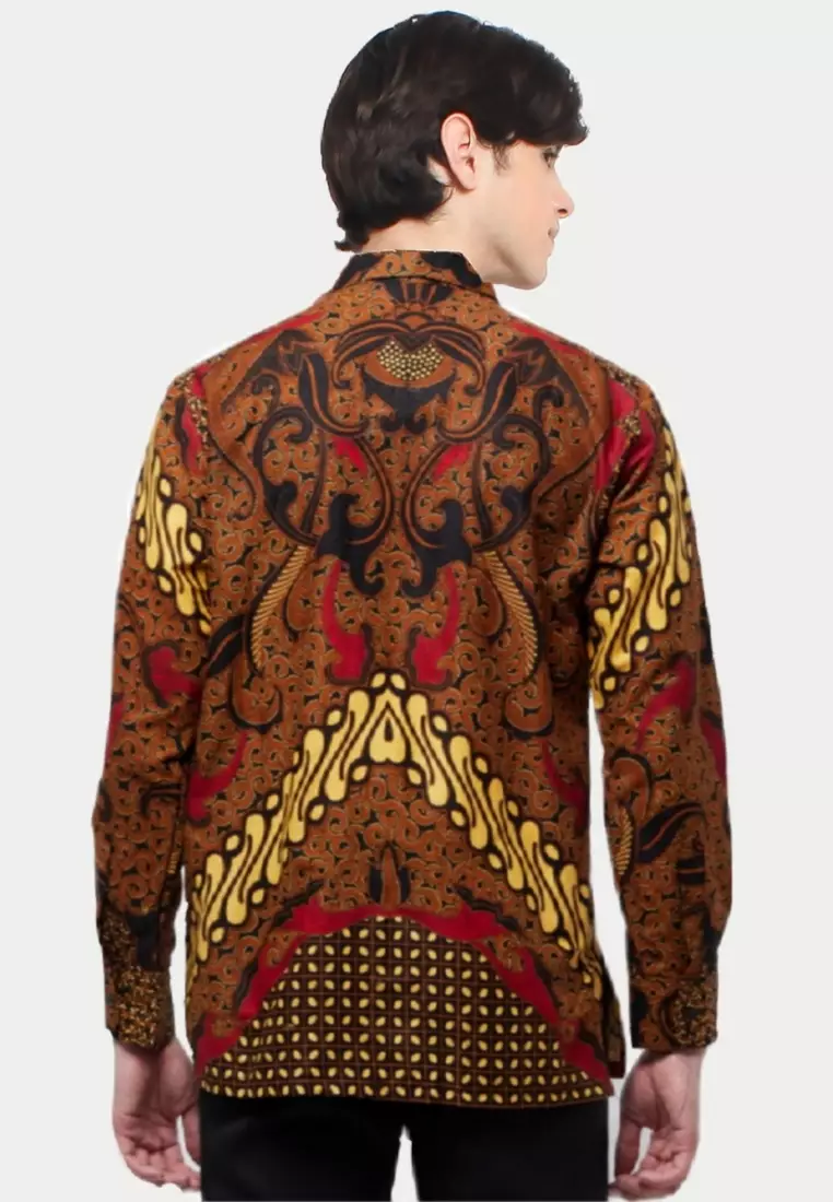 Kresna Kemeja Batik Pria Premium Slimfit Modern Lengan Panjang