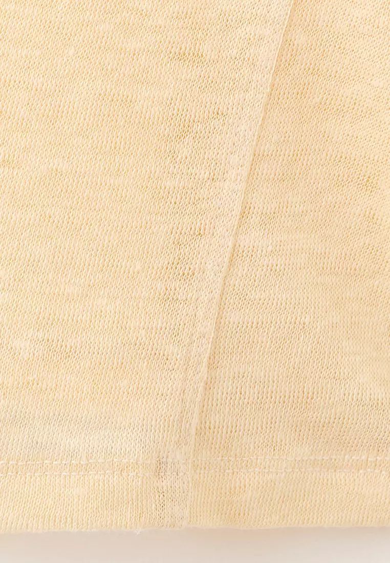 Short-Sleeved Linen T-Shirt
