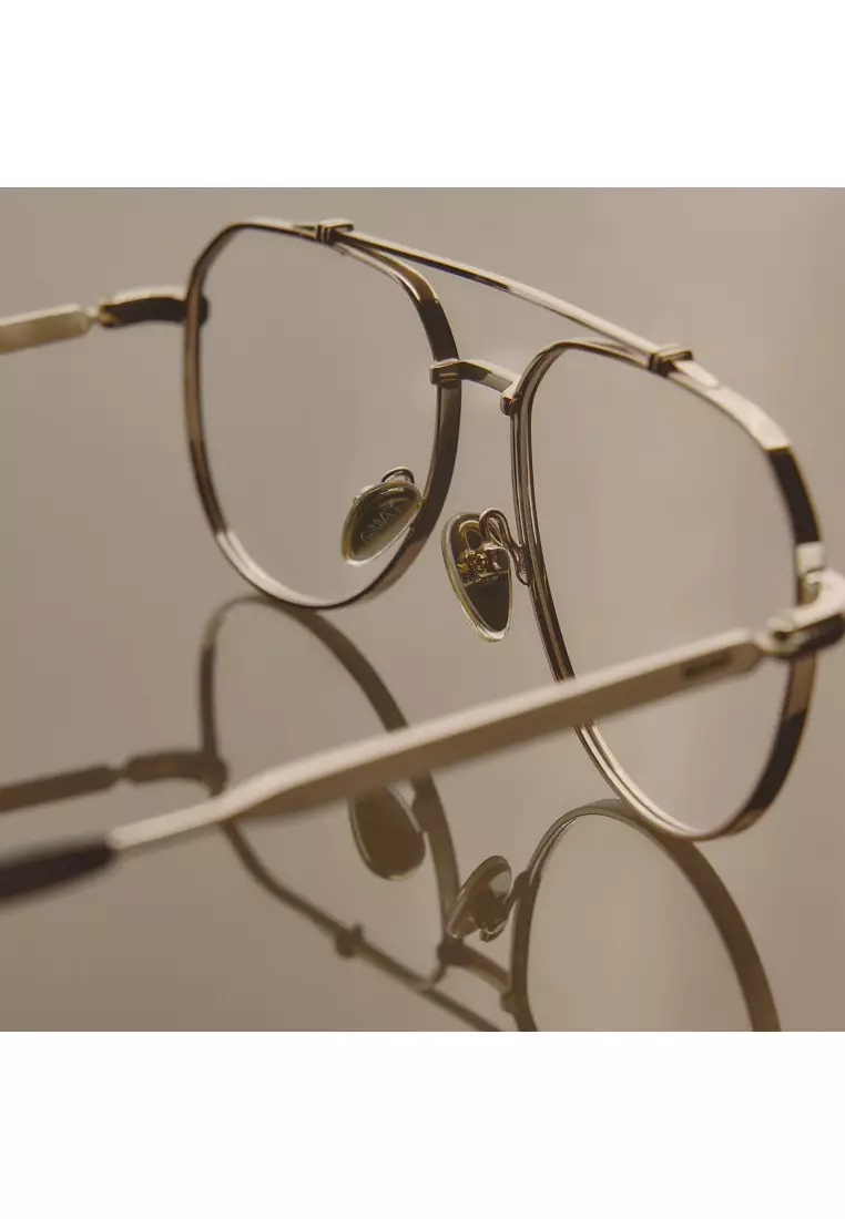 QUAY All Caps Optical Eyeglasses - Gold