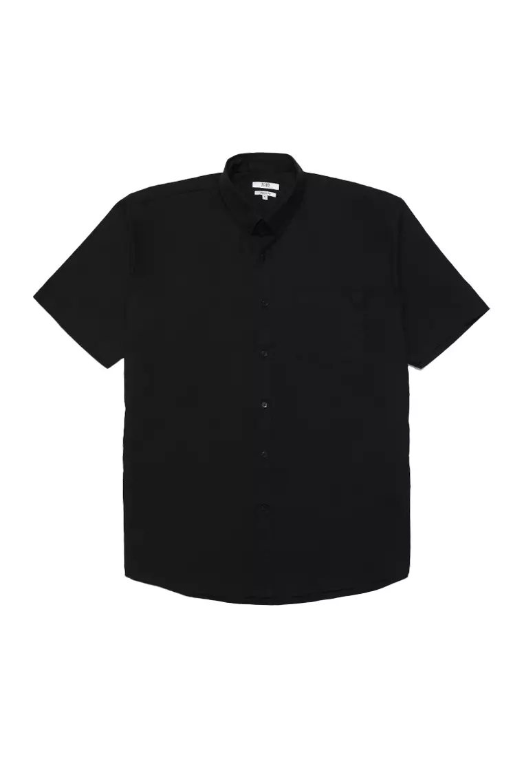 Jobb Vernon Kemeja Pria Lengan Pendek Regular Fit Hitam