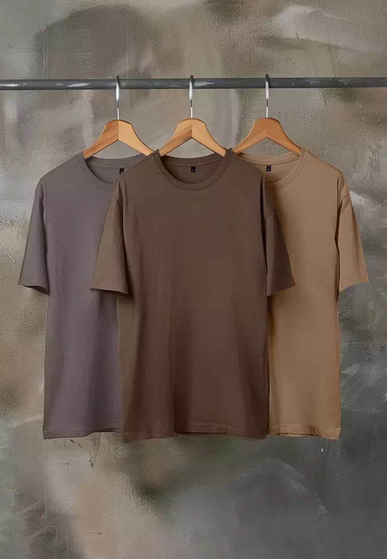 Oversize/Wide Cut 3 Pack T-Shirt