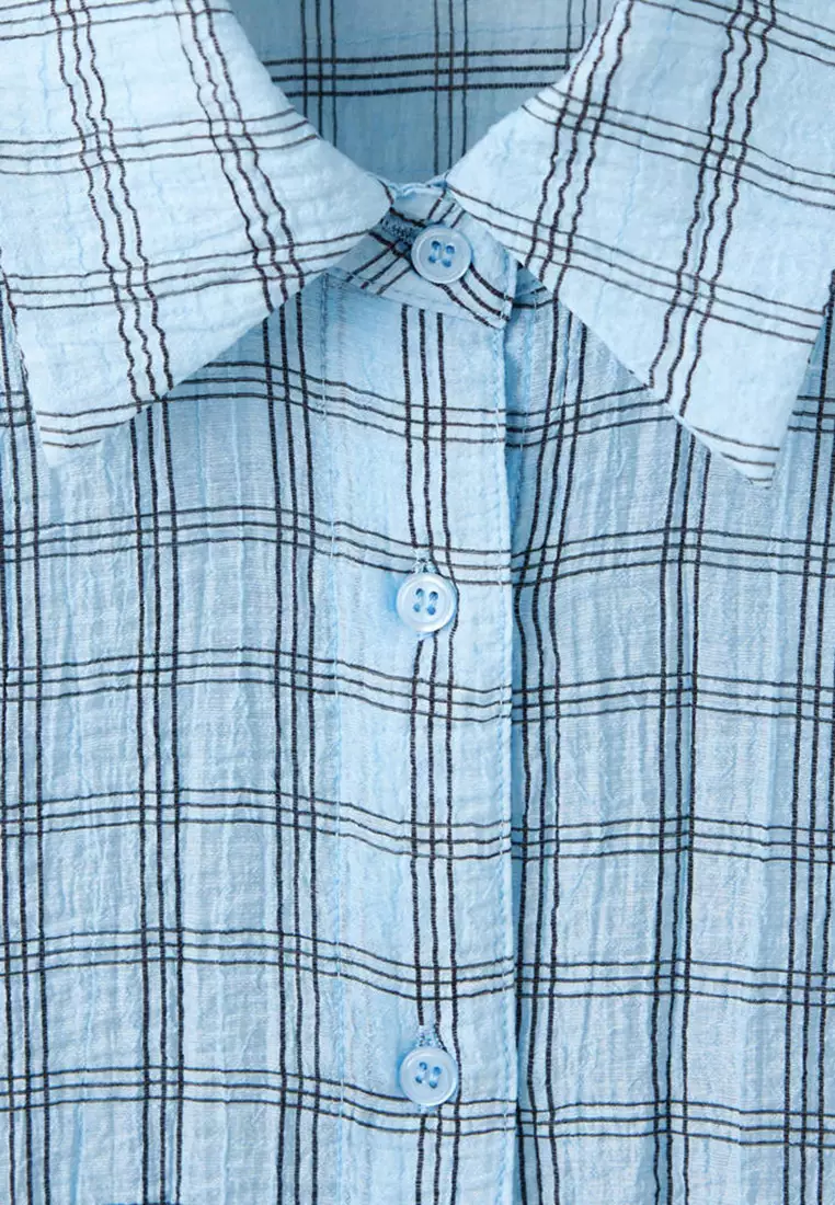 Textured Checked Shirt