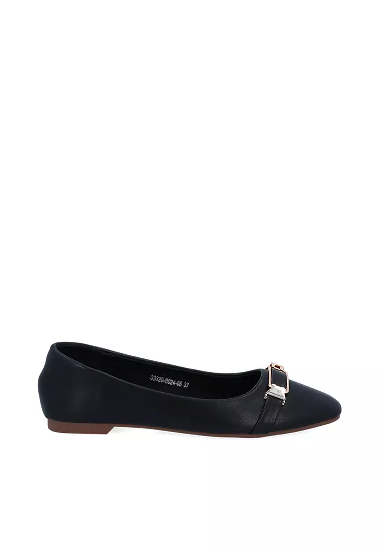 Discount on Carlo Rino  shoes - SKU: Black Brielle Ballerinas