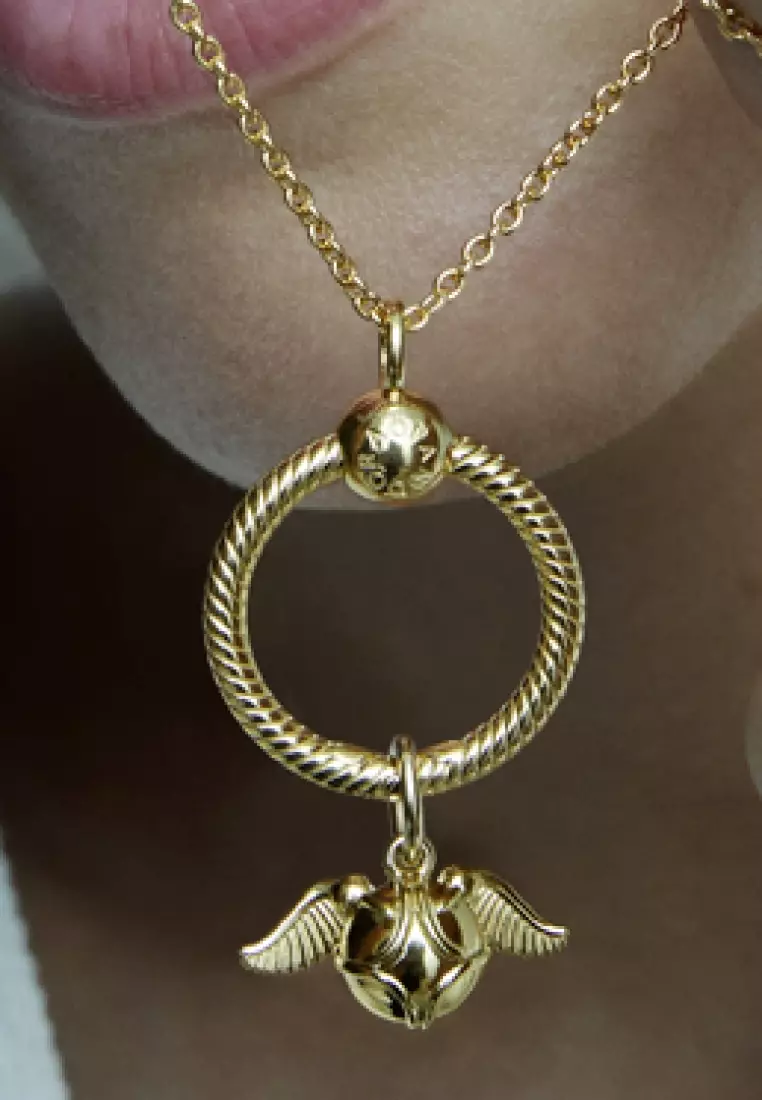 Buy PANDORA Pandora x Harry Potter 14k Gold Plated Golden Snitch