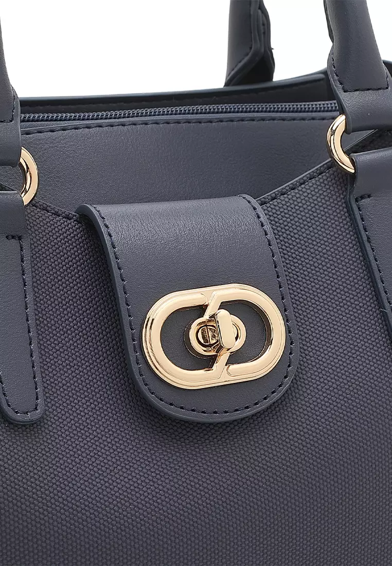 Women's Top Handle Bag / Sling Bag / Crossbody Bag (Tas Selempang / Tas Tangan) - Biru