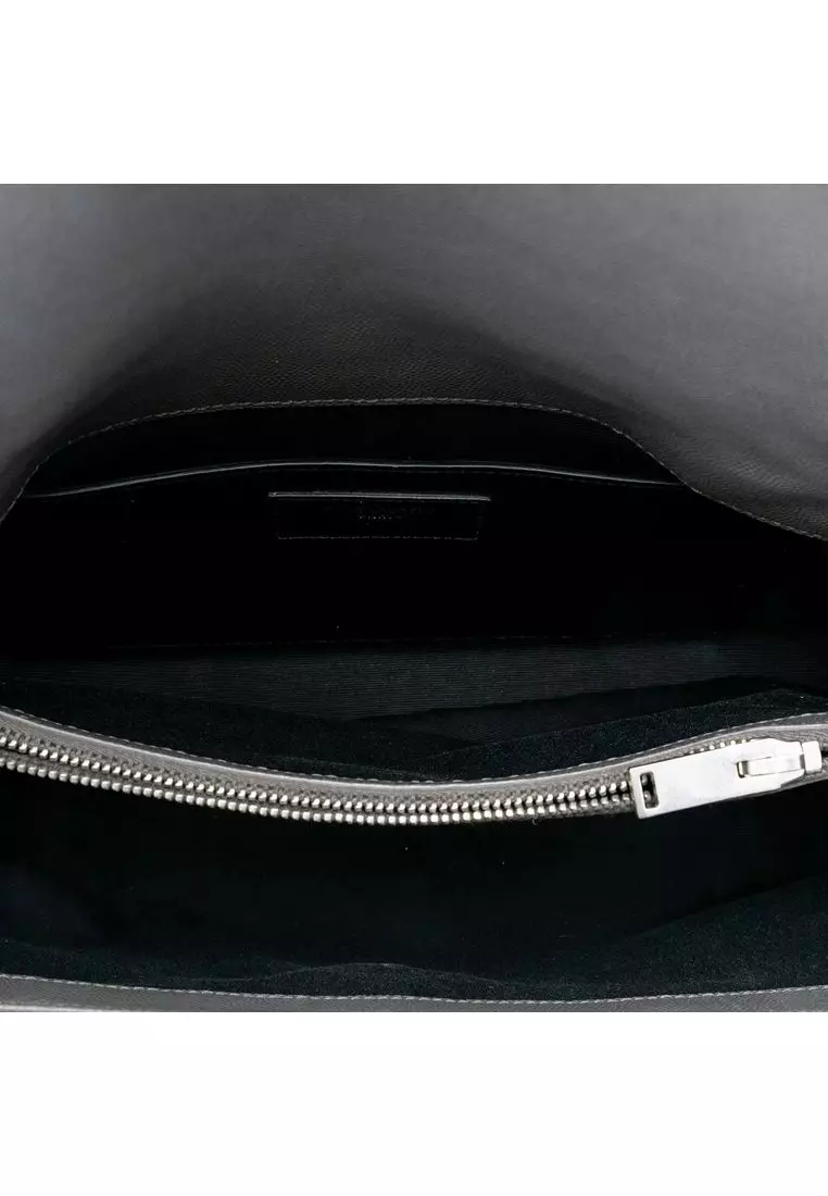 Pre-Loved Saint Laurent Medium Grain De Poudre West Hollywood Crossbody