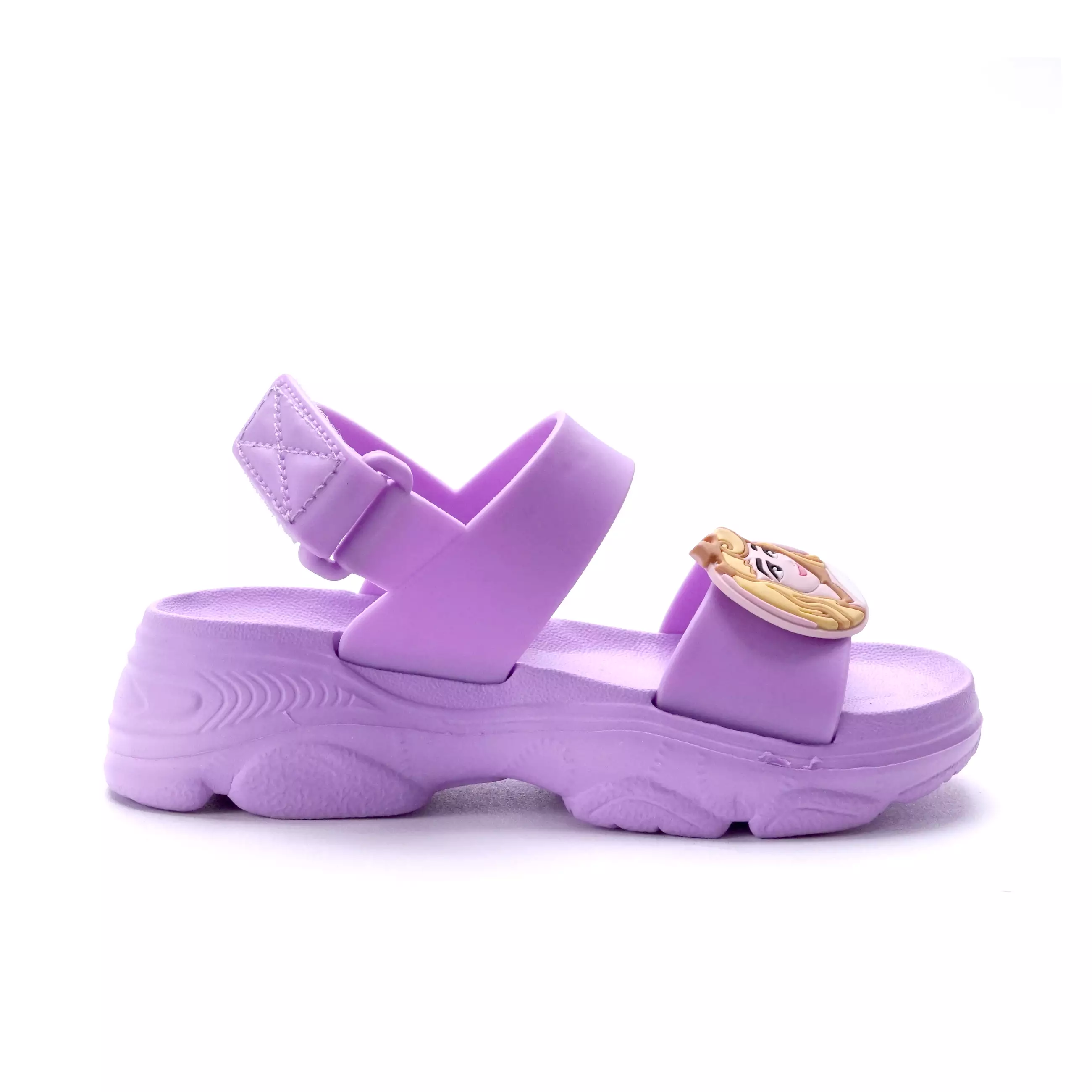 PRINCESS - SANDAL WANITA ANAK KIDS full karet CH830124WK - UNGU ANGGUR