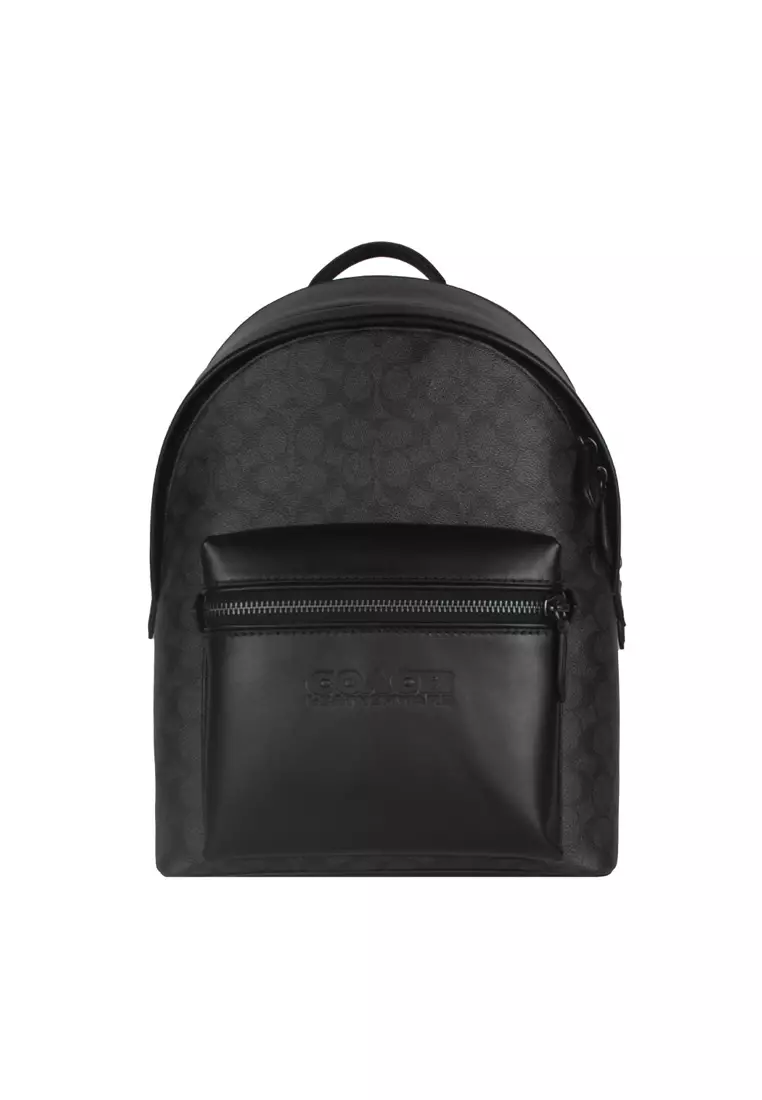 coach charter backpack in signature canvas 24 with Rexy Print – Club de Mode A bag as distinct as its namesake city the Gotham is a sleek streamlined style that means business Signature Canvas Backpack Coach Mens
